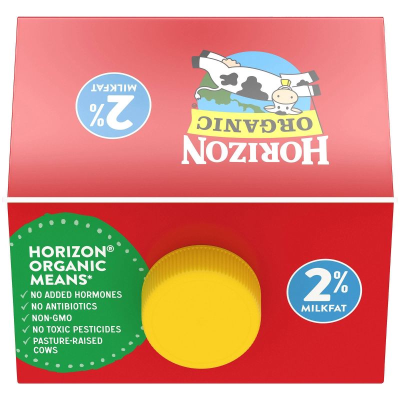 Horizon Organic 2% Milk with DHA Omega-3 - 0.5gal