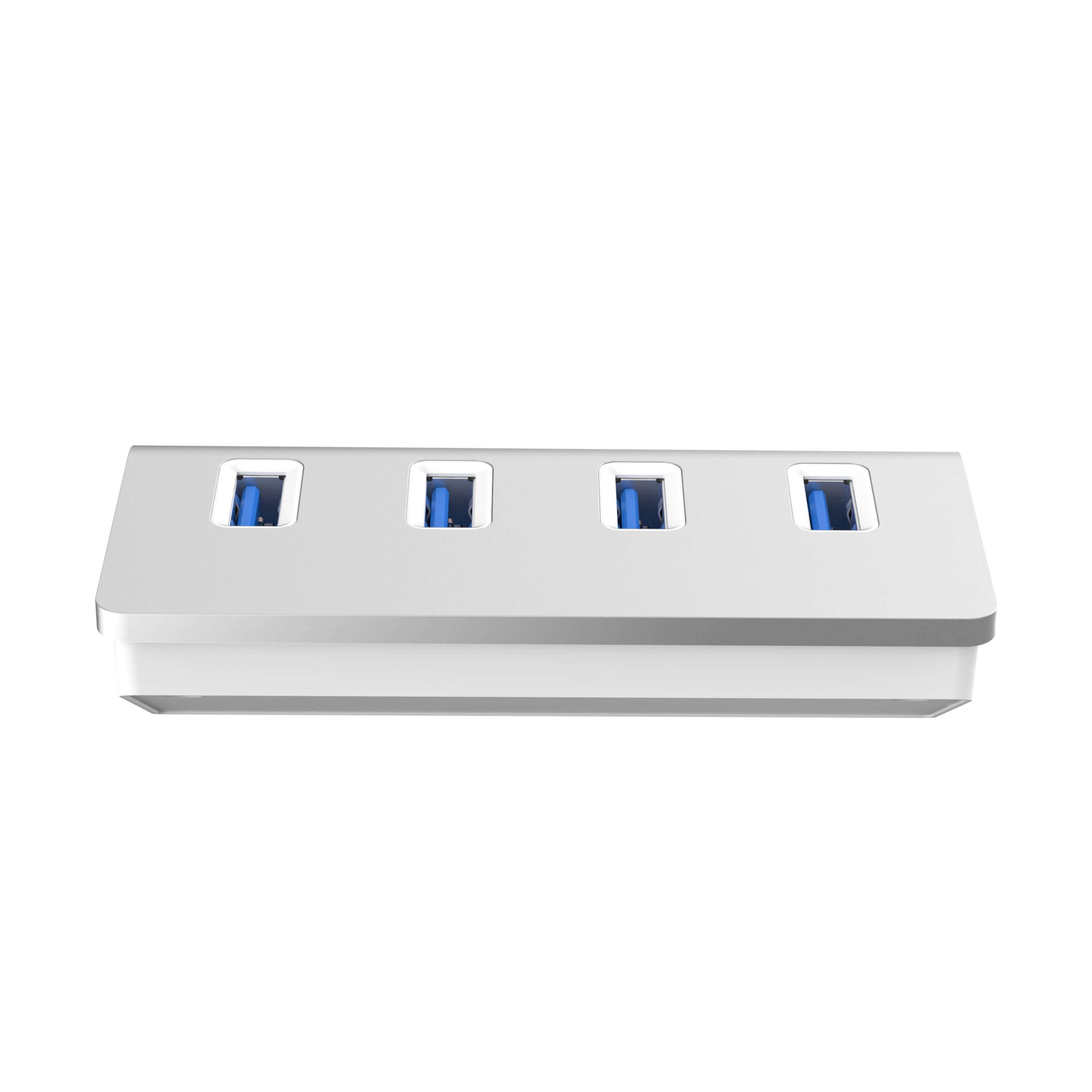 Sabrent 4 Port Aluminum USB 3.0 Hub (30? cable) | Silver (HB-MAC3)