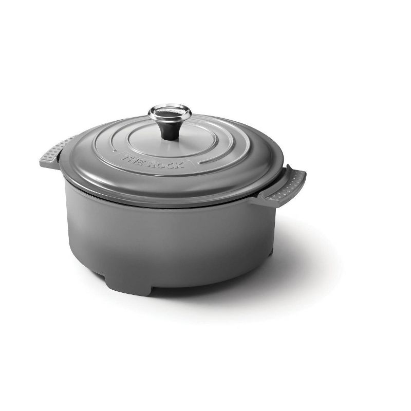 Kamado Joe 5.5 Quart Thick Walled Cast Iron Dutch Oven Outdoor Camping Cookware