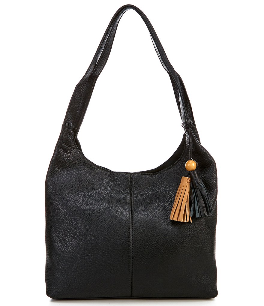 The Sak Huntley Leather Magnetic Snap Hobo Bag