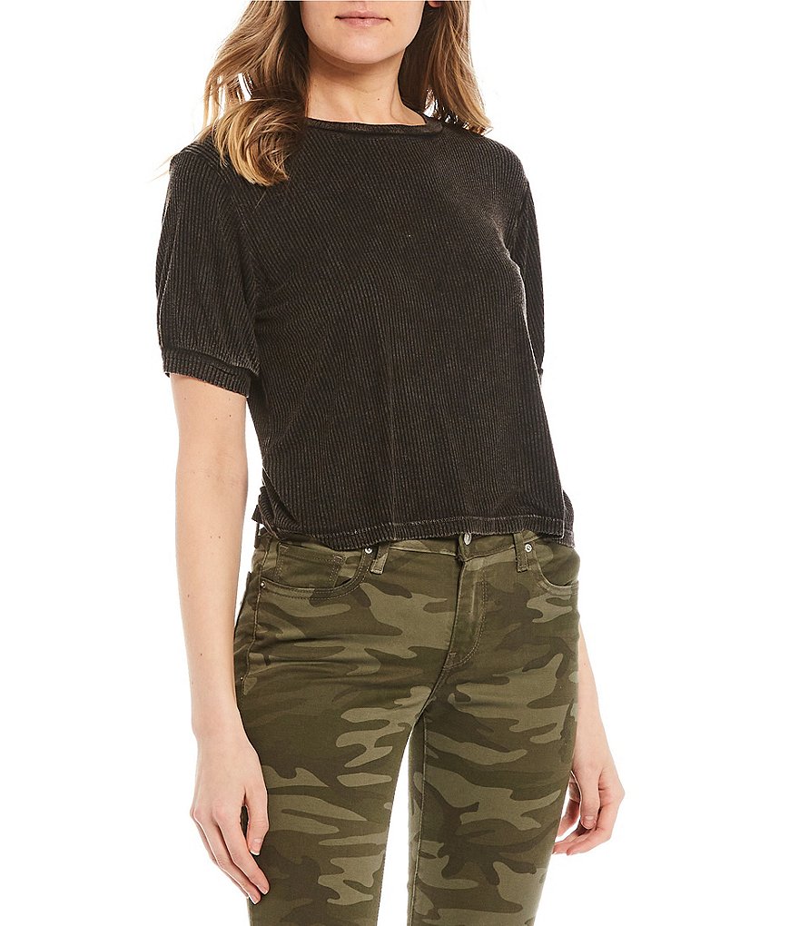 Good Luck Gem Short-Sleeve Mineral Washed Boxy Tee