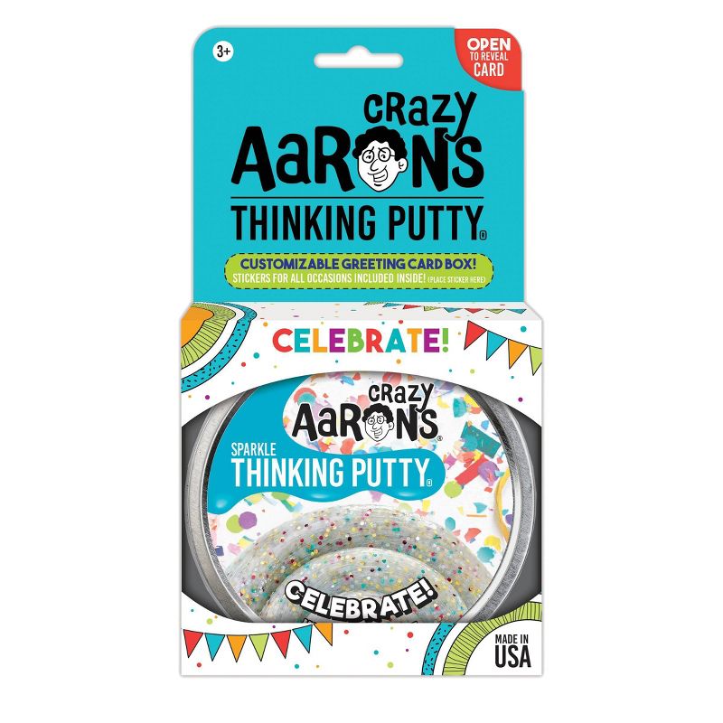 Crazy Aaron's 4" Sparkle Tin - Celebrate
