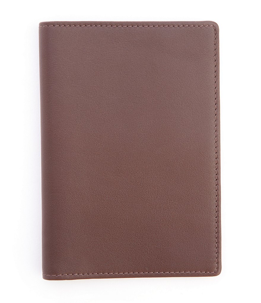 ROYCE New York Leather Plain Passport Jacket