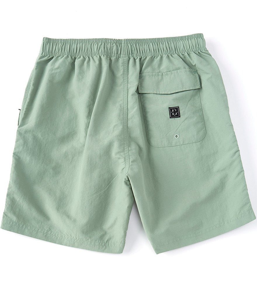 Lira Clothing 18#double; Outseam Elastic Waist Court Nylon Shorts