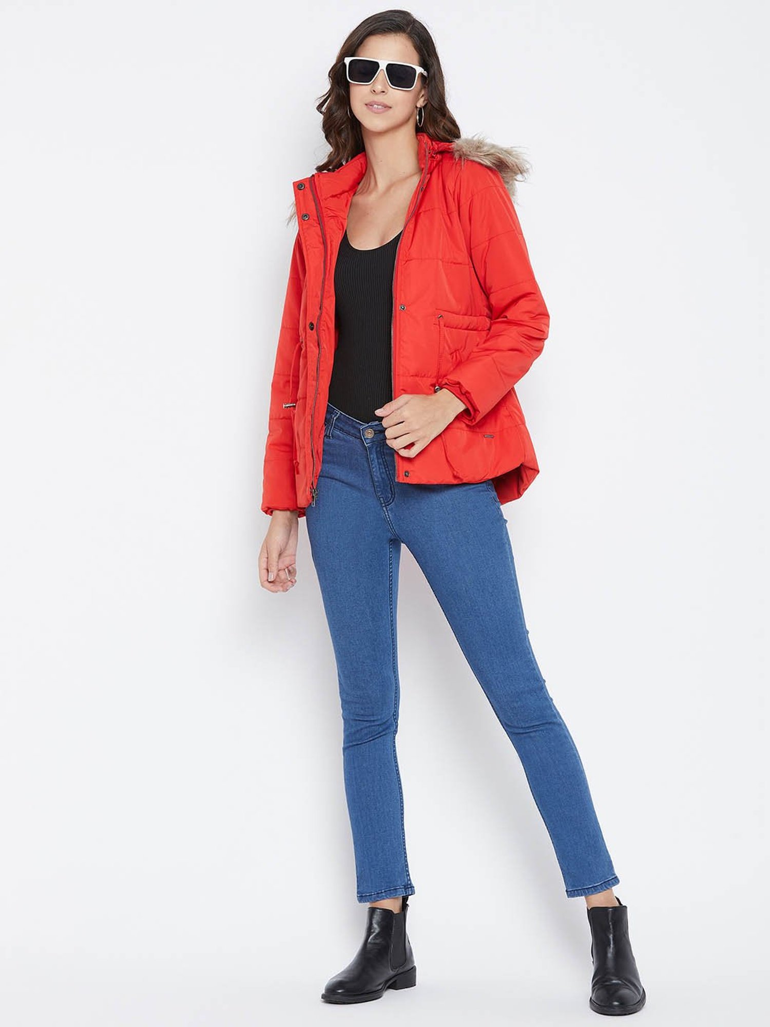 Duke Red Quilted Jacket