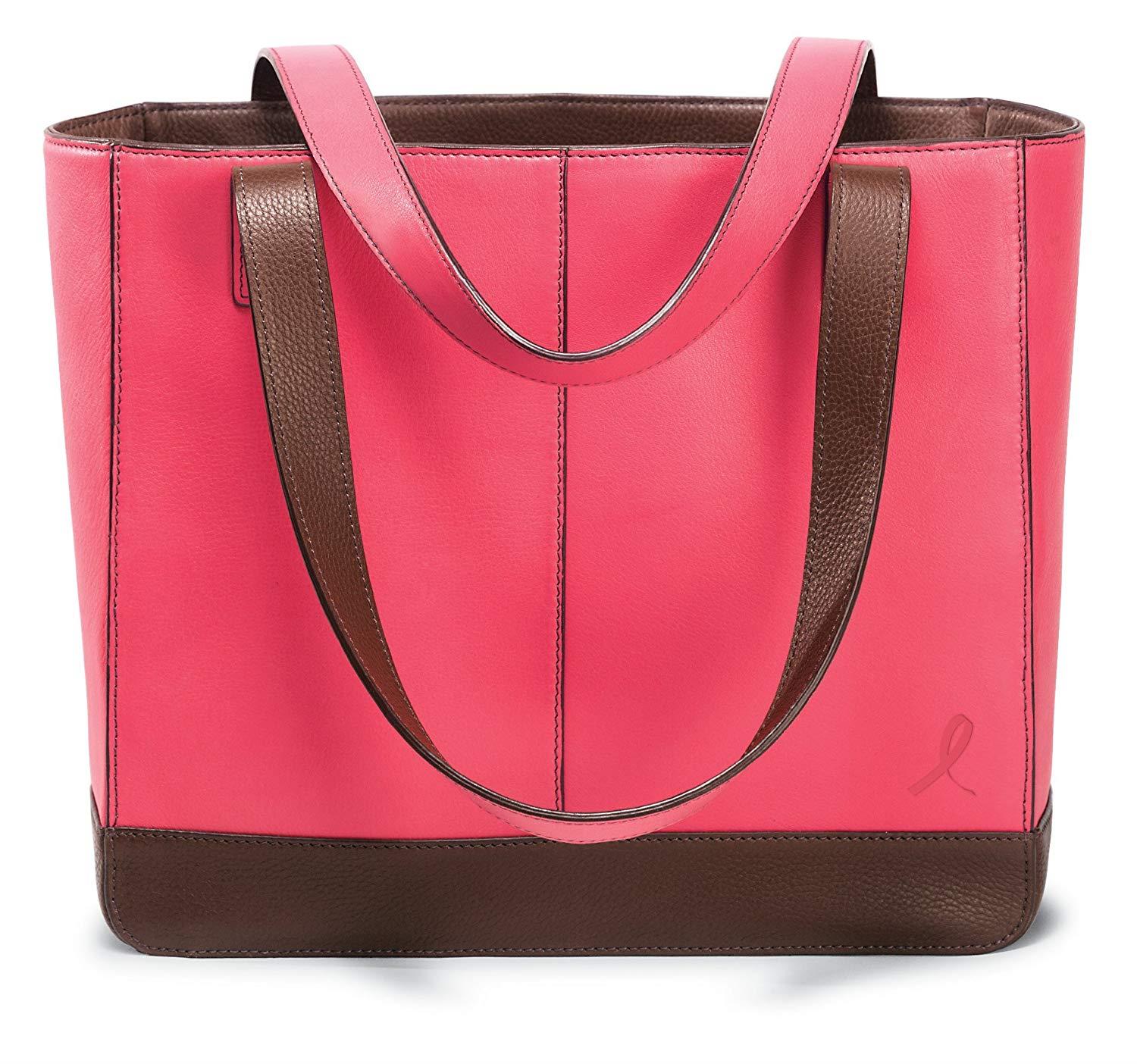 Day-Timer 48420 Leather Tote for 2009, 11-1/2w x 10d x 4h, Pink