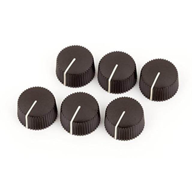 fender pure vintage radio amplifier knobs  dark brown