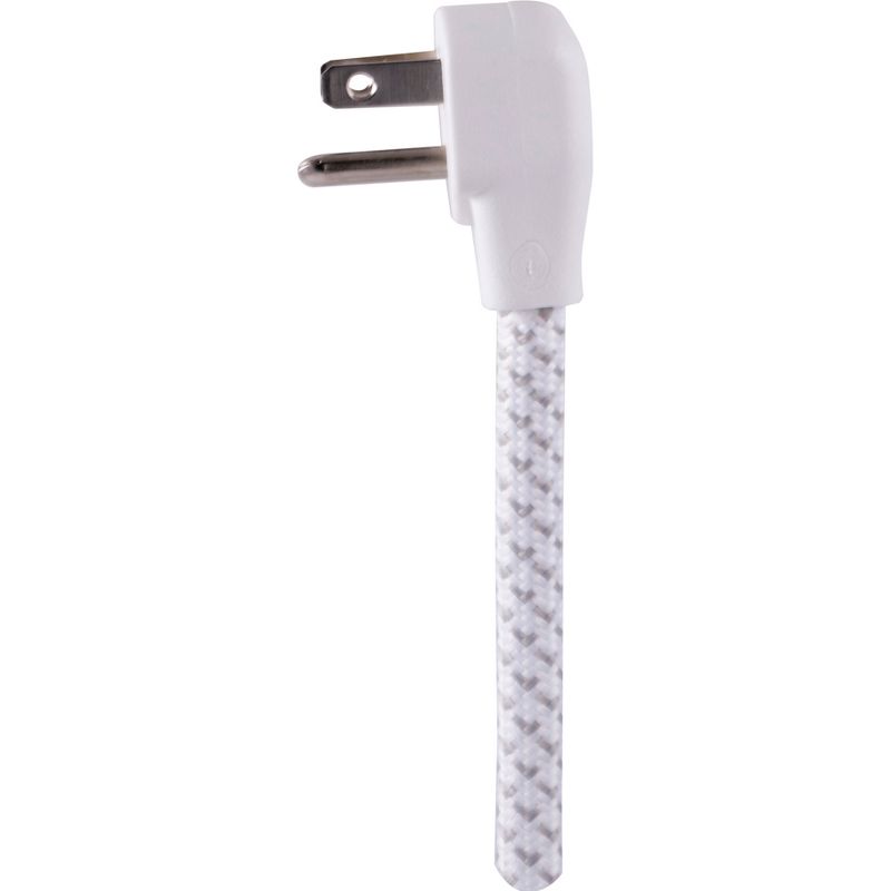 Monoprice 2 Outlet Surge Protector Wall Tap with 2 USB Charging Ports 3.4A, 450 Joules, White