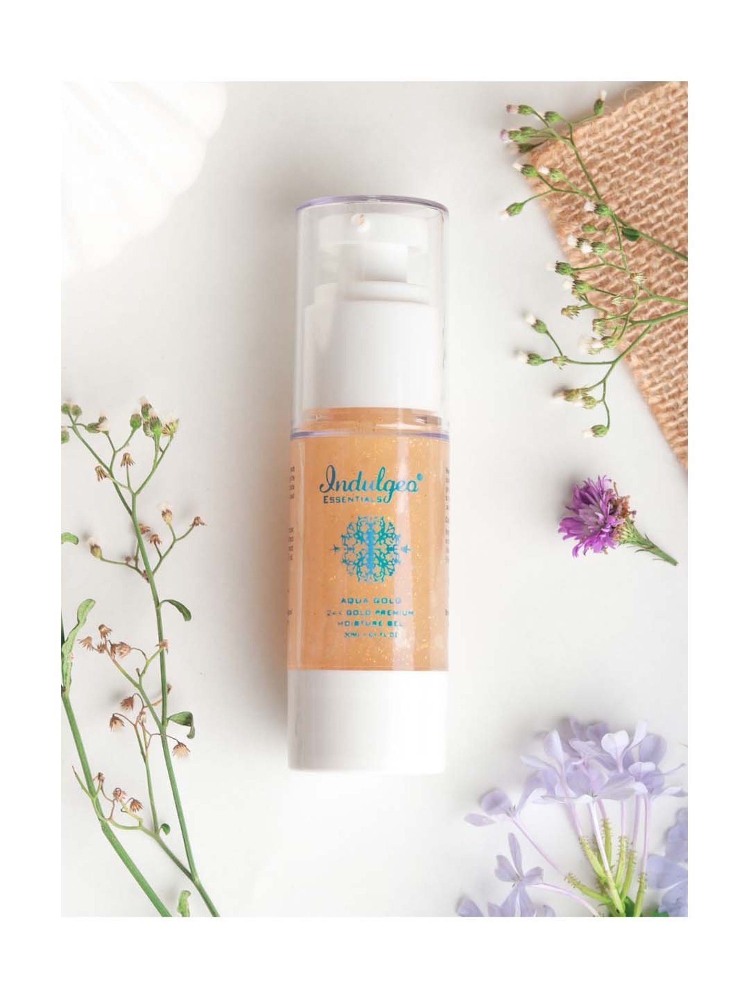 Indulgeo Essentials Aqua Gold 24K Premium Moisturizer Gel - 30 ml