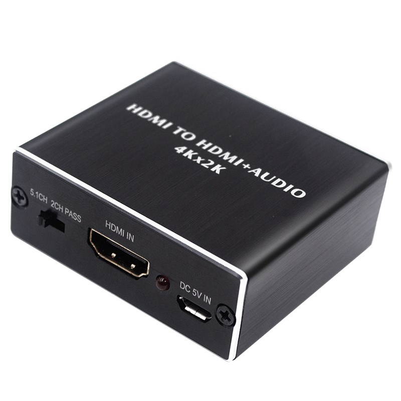 KuWFi SW11 HDMI Audio Extractor HDMI to HDMI/Optical TOSLINK SPDIF/3.5mm Audio Extractor