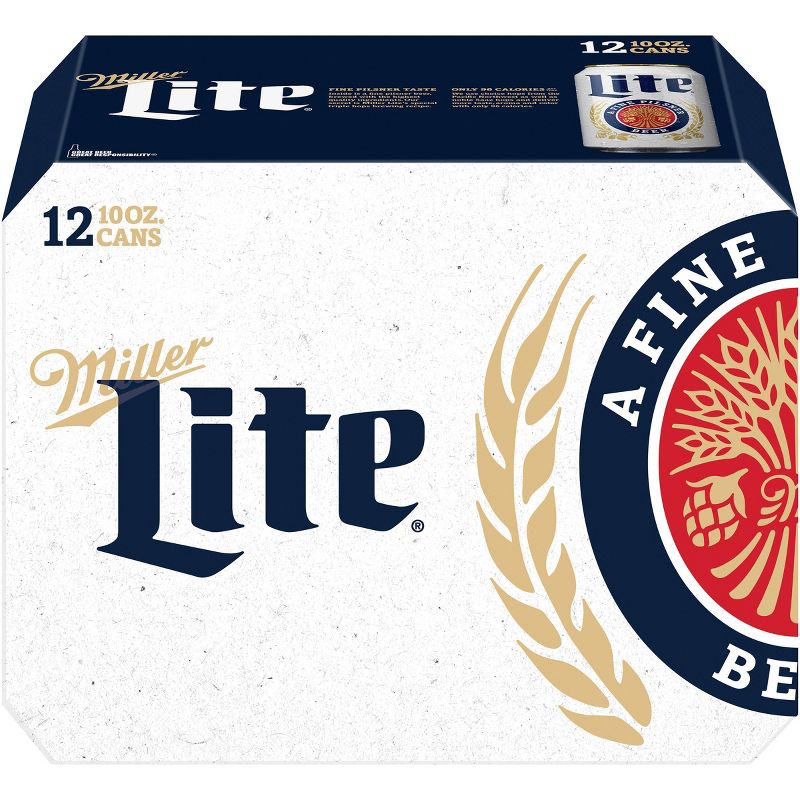 Miller Lite Beer - 12pk/10 fl oz Cans