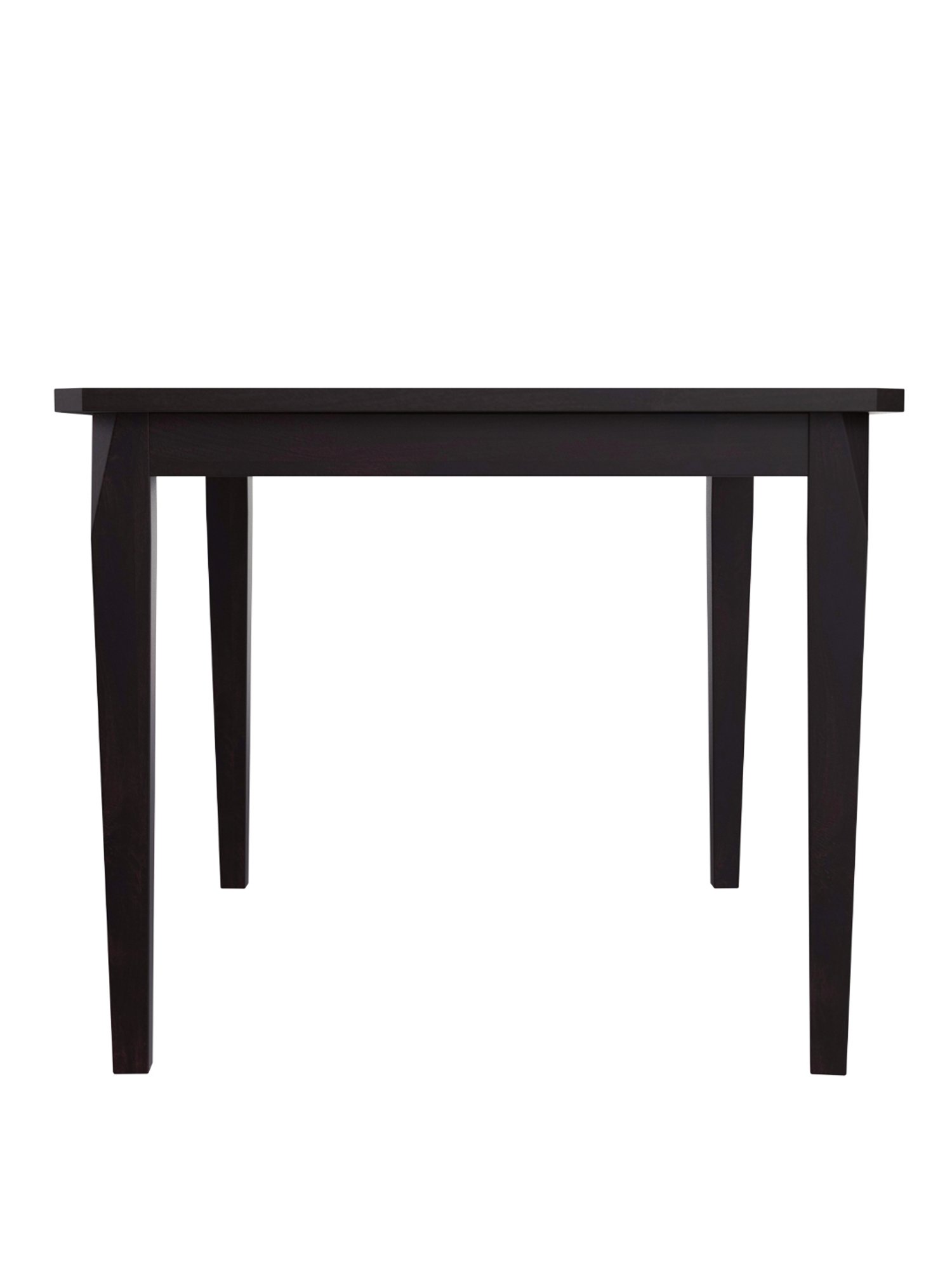 Godrej Interio Black Forest Dark Brown Mango Wood 4 Seater Rectangular Dining Table