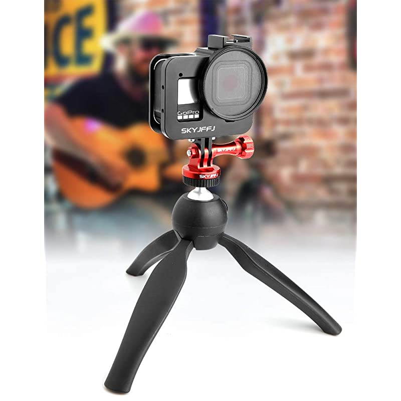 Mount AluminumAdapter Attachment Bolt Adapter for Monopod Mount with Aluminum CNC Thumbscrew Compatible Action Camera gopro Hero 8 Mount DJI OSMO RED