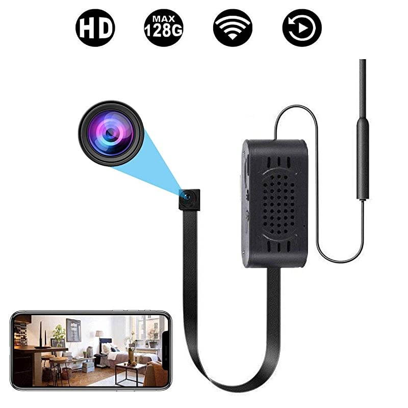 Camera WiFi Hidden Cameras with Motion Detection Mini Wireless Remote Live View with Free Phone App Full HD 1080P Easy Setup Security Cam for Home Nanny Car Office Room Indoor Outdoor