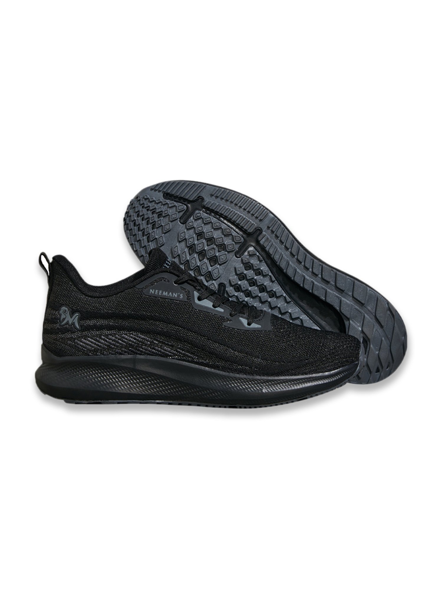 Neemans Men's Dashing Black Training Shoes