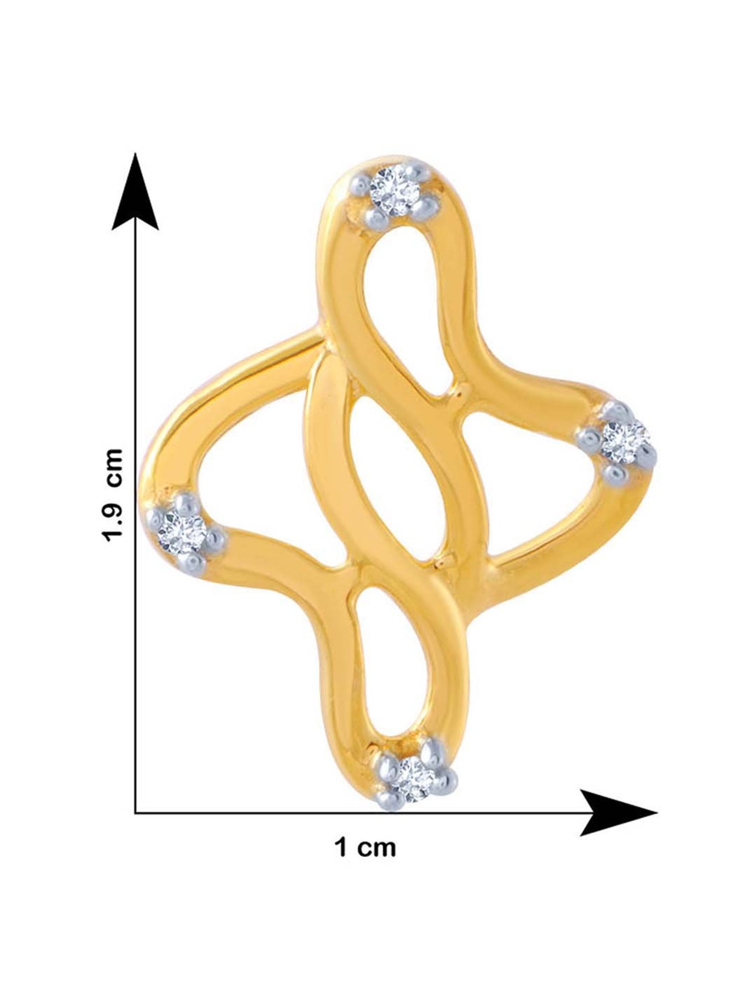 CKC Opulent Multi-Tiered Gold Jhumka Eardrops