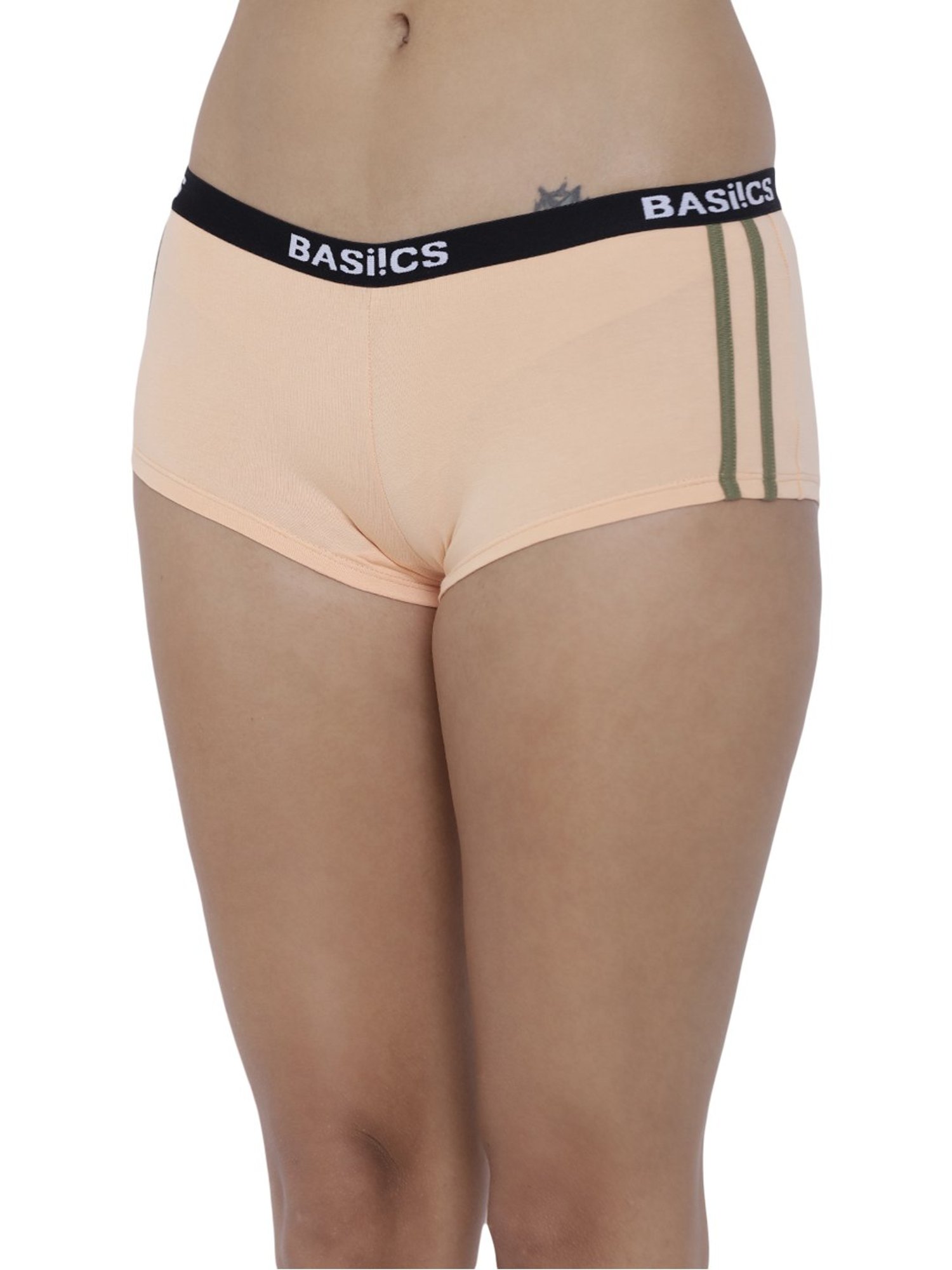 BASIICS by La Intimo Beige Boyshort Panty