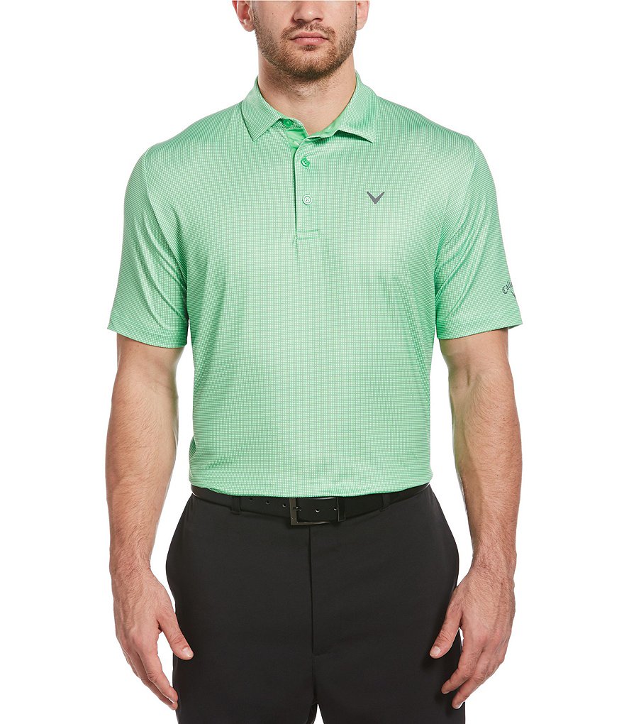 Callaway Short-Sleeve Vent Stripe OptiDri&trade; Golf Polo