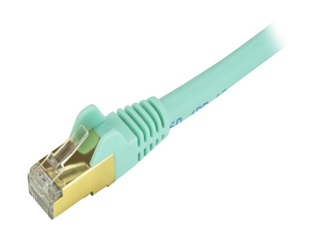 StarTech C6ASPAT6BK StarTech.com Cat6a Shielded Patch Cable - 6 ft. - Black - Snagless RJ45 Cable - Ethernet Cord - Cat 6a Cable