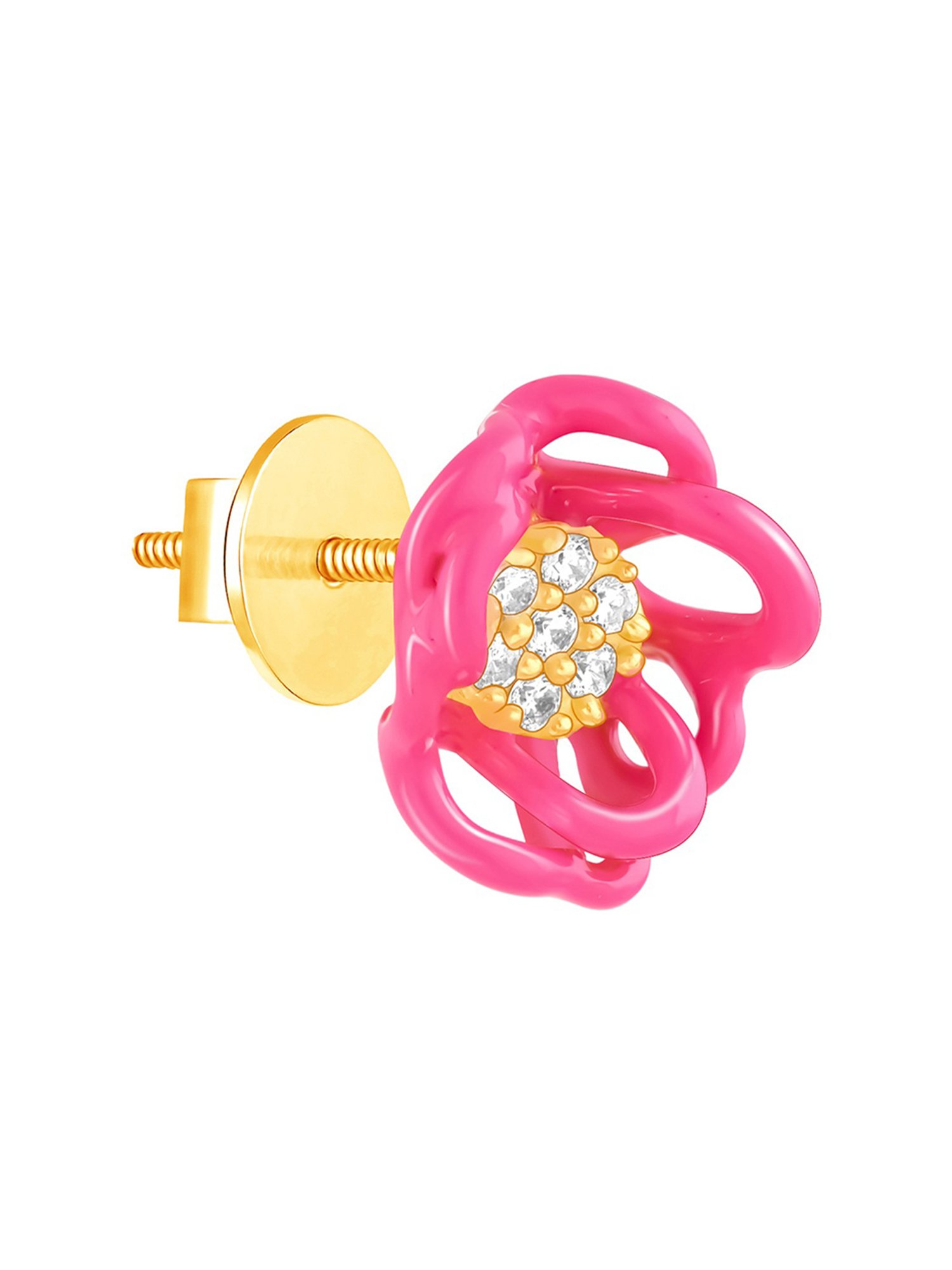 GIVA 925 Sterling Silver Bhumi Ebony Stud Earrings For Women