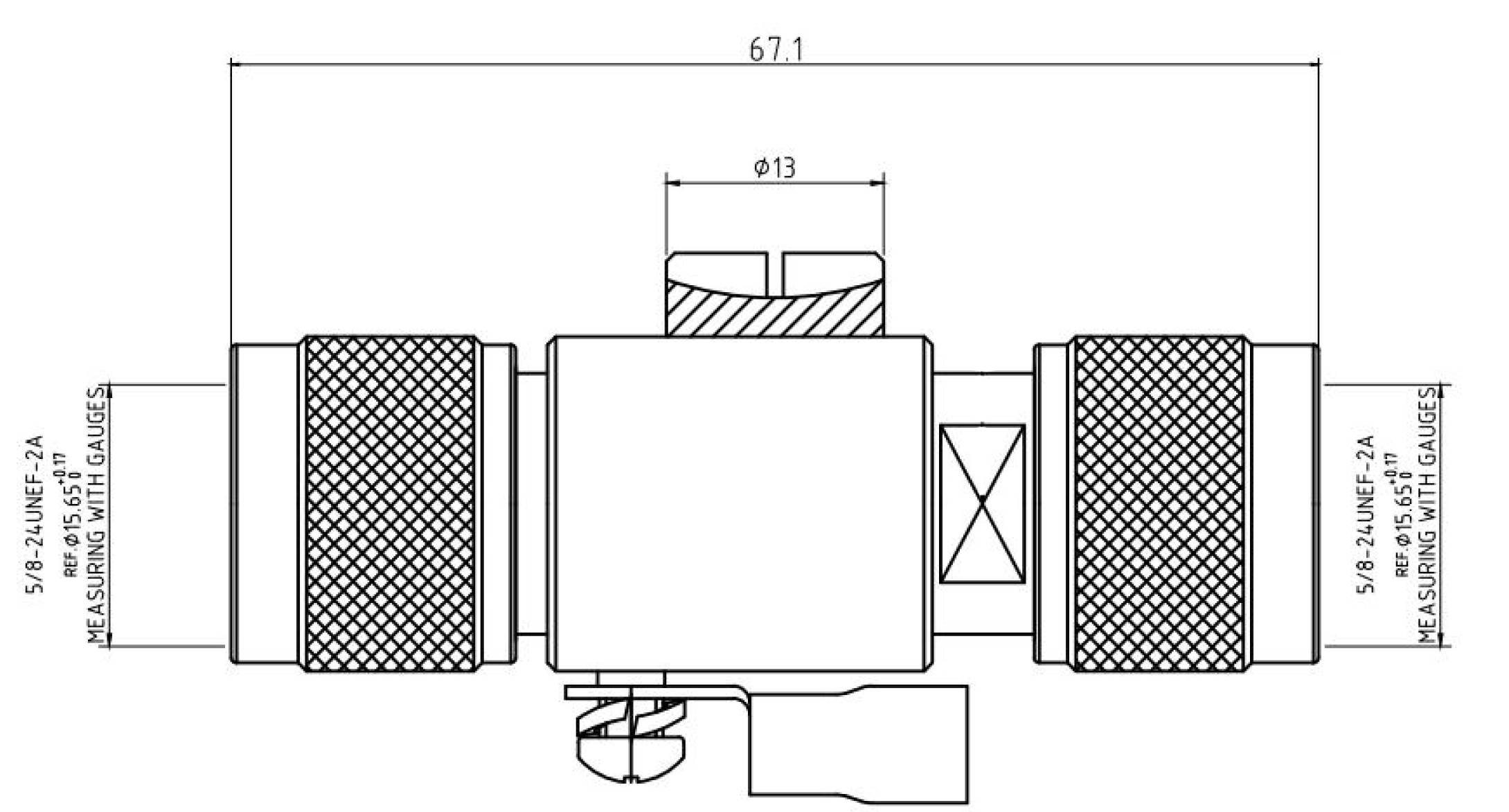 N-Male to N-Male Adapter Width Surge Protector 0-6GHz WiFi Antenna Coaxial Cable RF Converter -Wireless Network Connector -Lightning Protection Arrestor -Coax Suppressor -Tupavco TP1603