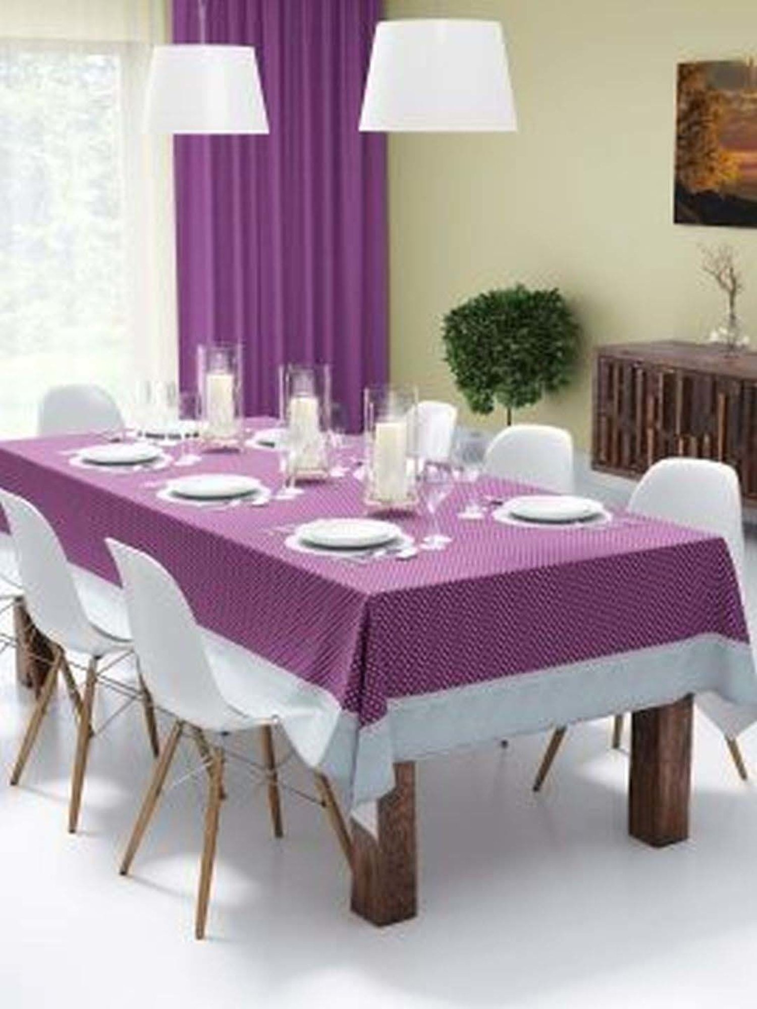 Romee Beige Cotton Checks Table Linen Sets