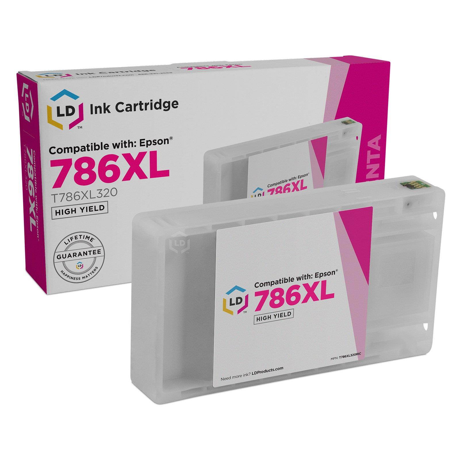 LD Compatible Replacements for Epson 786XL High Yield Ink Cartridges (3 Black, 2 Cyan, 2 Magenta, 2 Yellow) 9-Pack