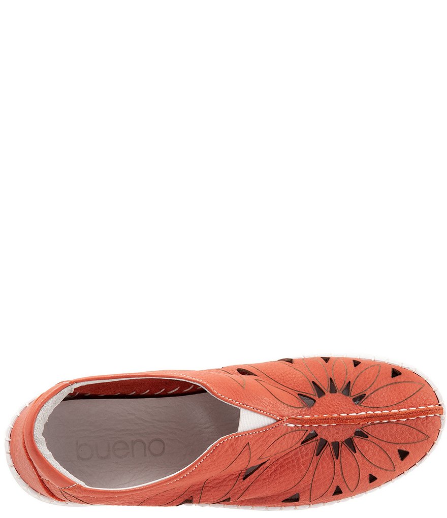 Bueno Labella Floral Laser Cut Slip-Ons