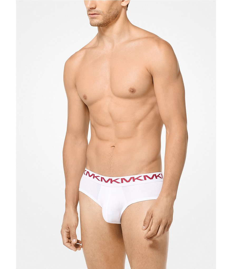 Michael Kors Performance Cotton Low Rise Briefs 3-Pack