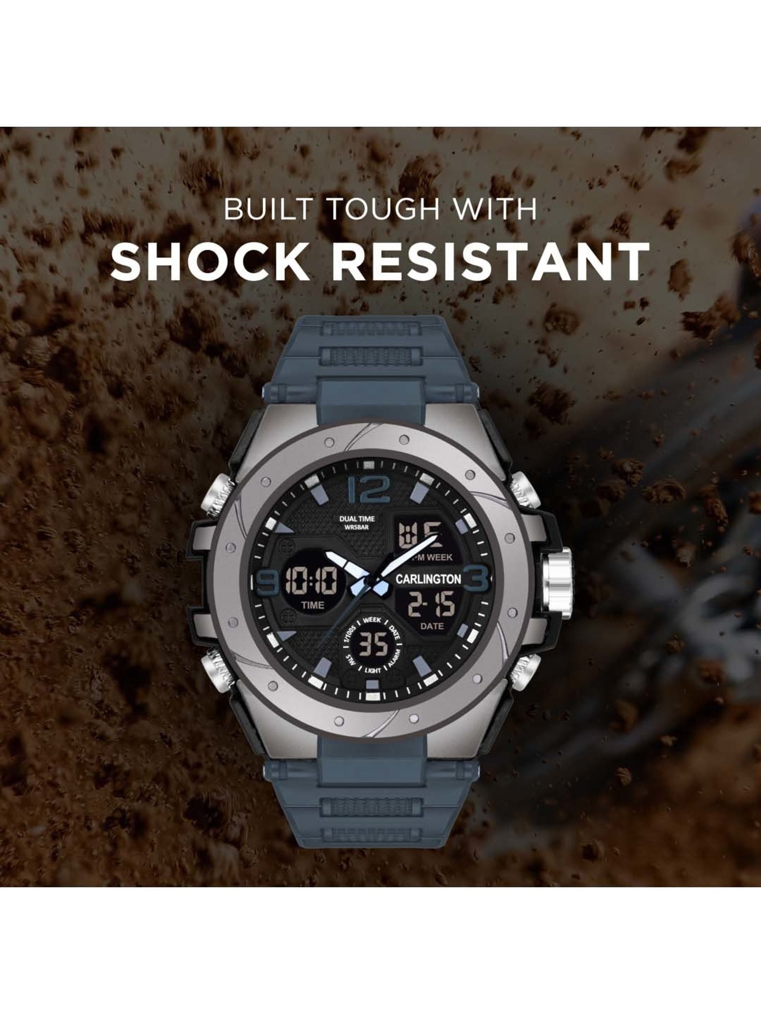 CARLINGTON Endurance 9105 Analog-Digital Watch for Men