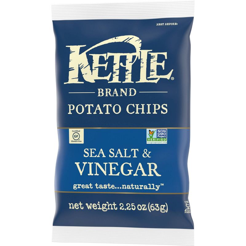 Kettle Sea Salt & Vinegar Potato Chips - 2.25oz