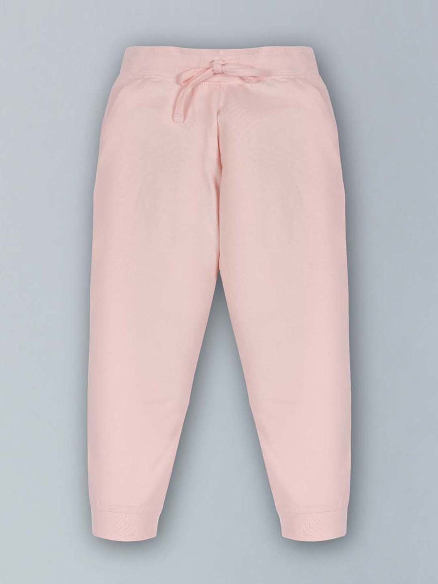 Plum Tree Kids Pink & White Cotton Printed Full Sleeves T-Shirt Set