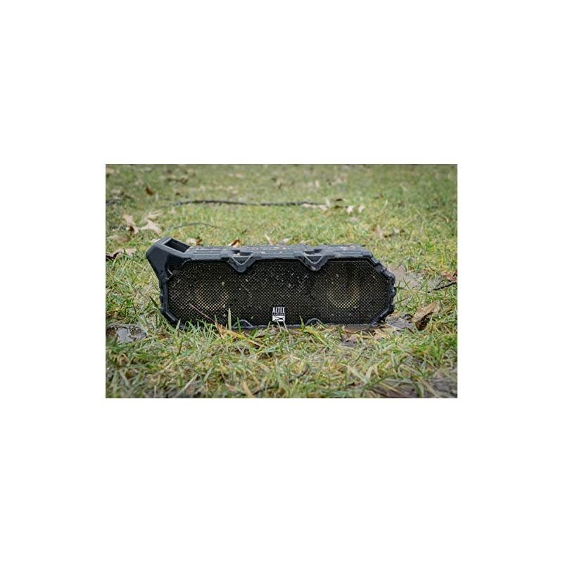 Imw790Blk Lifejacket XL Jolt Heavy Duty Rugged and Waterproof Portable Bluetooth Speaker with QI Wireless Charging 20 Hours of Battery Life 100ft Wireless Range and Voice Assistant