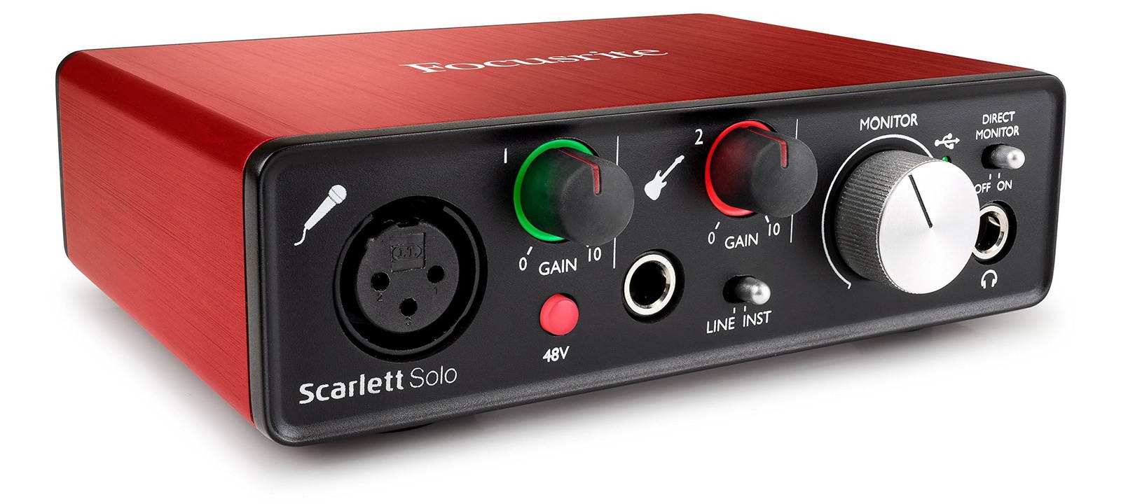 Focusrite Scarlett Solo 2nd Gen USB Audio Interface with Pro Tools | First