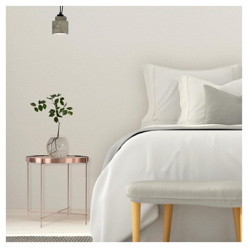 Ritz Side Table - Rose Gold - Atlantic