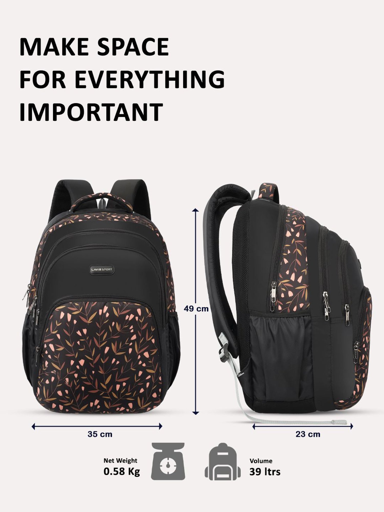 Wildcraft Blaze 30 Tan Backpack