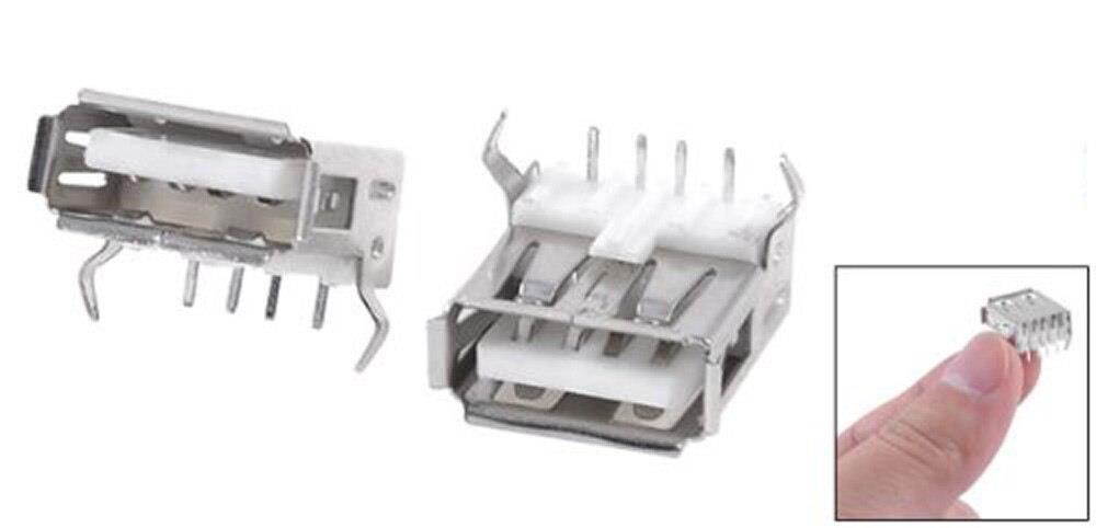 2015 10PCS USB Type A Standard Port Female Solder Jacks Connector