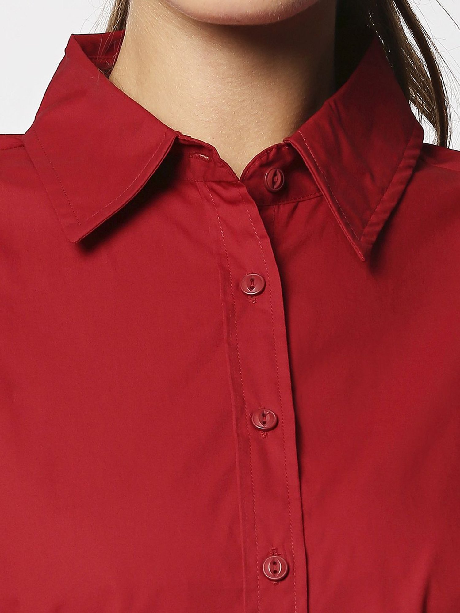 Remanika Red Pure Cotton Shirt