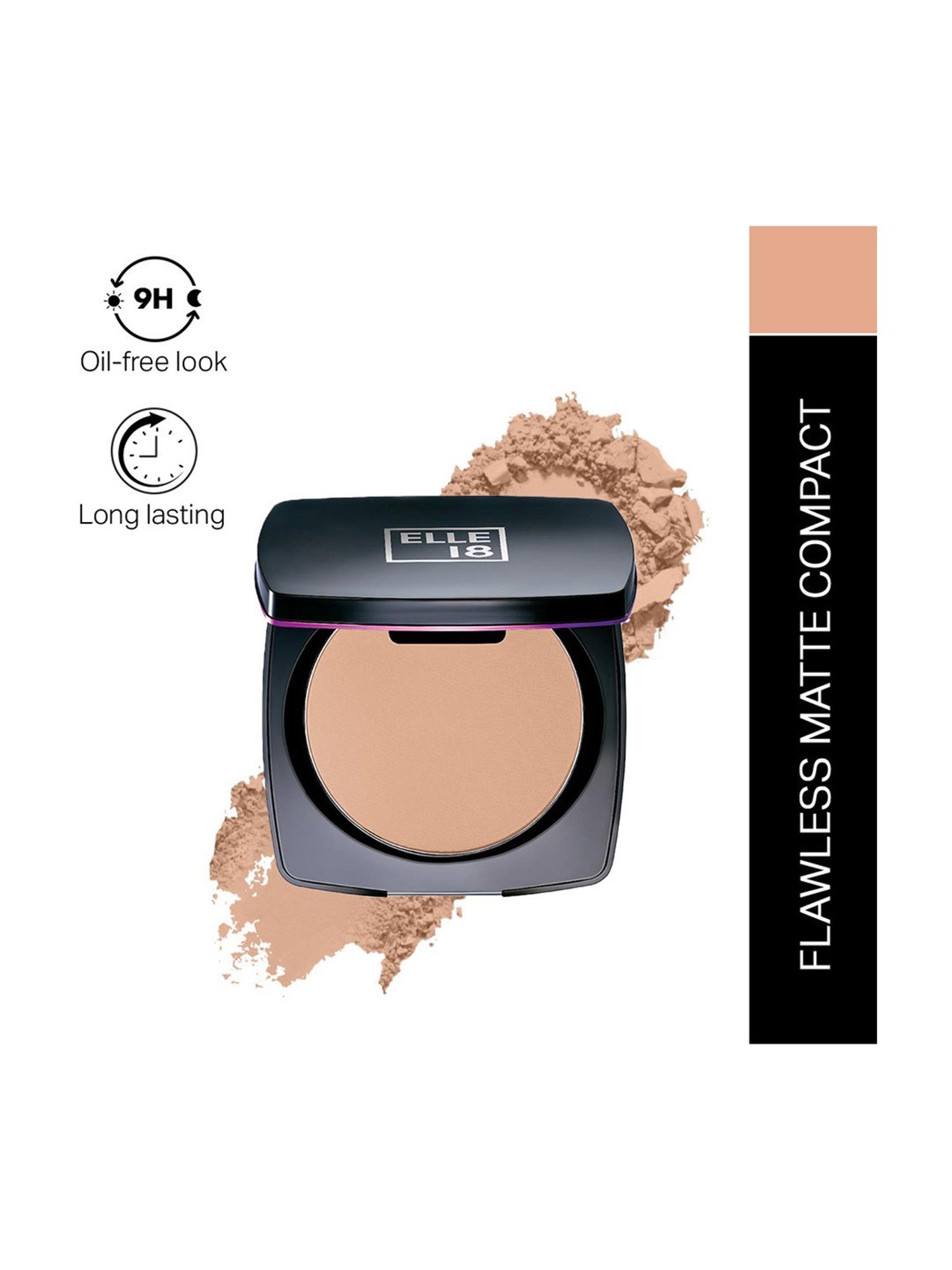 Elle 18 Lasting Glow Compact 4 Coral - 9 gm