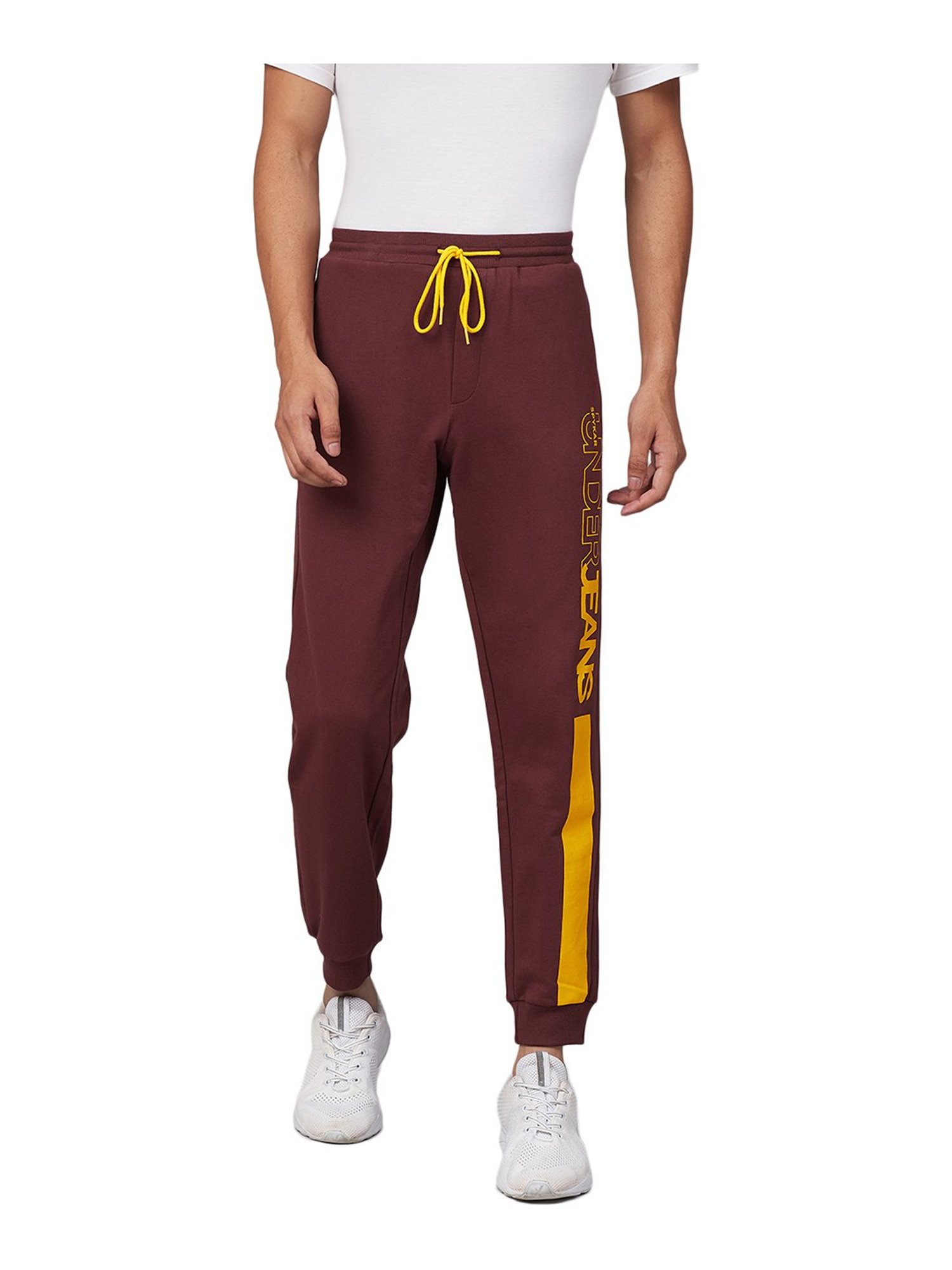Spykar Maroon Joggers