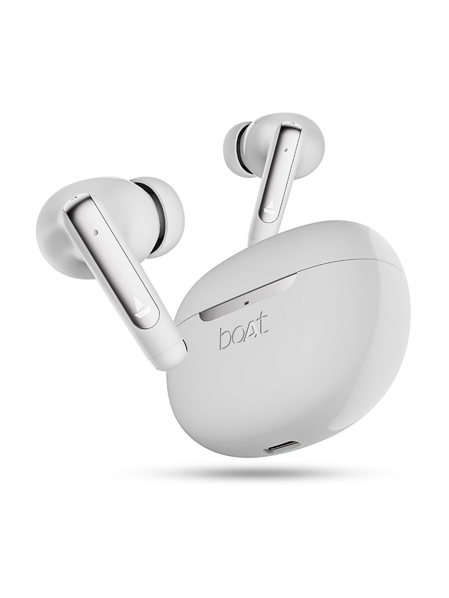 Boat Airdopes 141 ANC In Ear BT Earbuds with 32 dB ANC & 42 Hrs Playback (White, True Wireless)