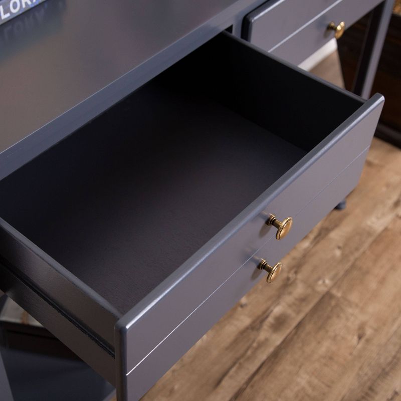 Demilune Hall Stand - Chocolate Cherry - Leick Home