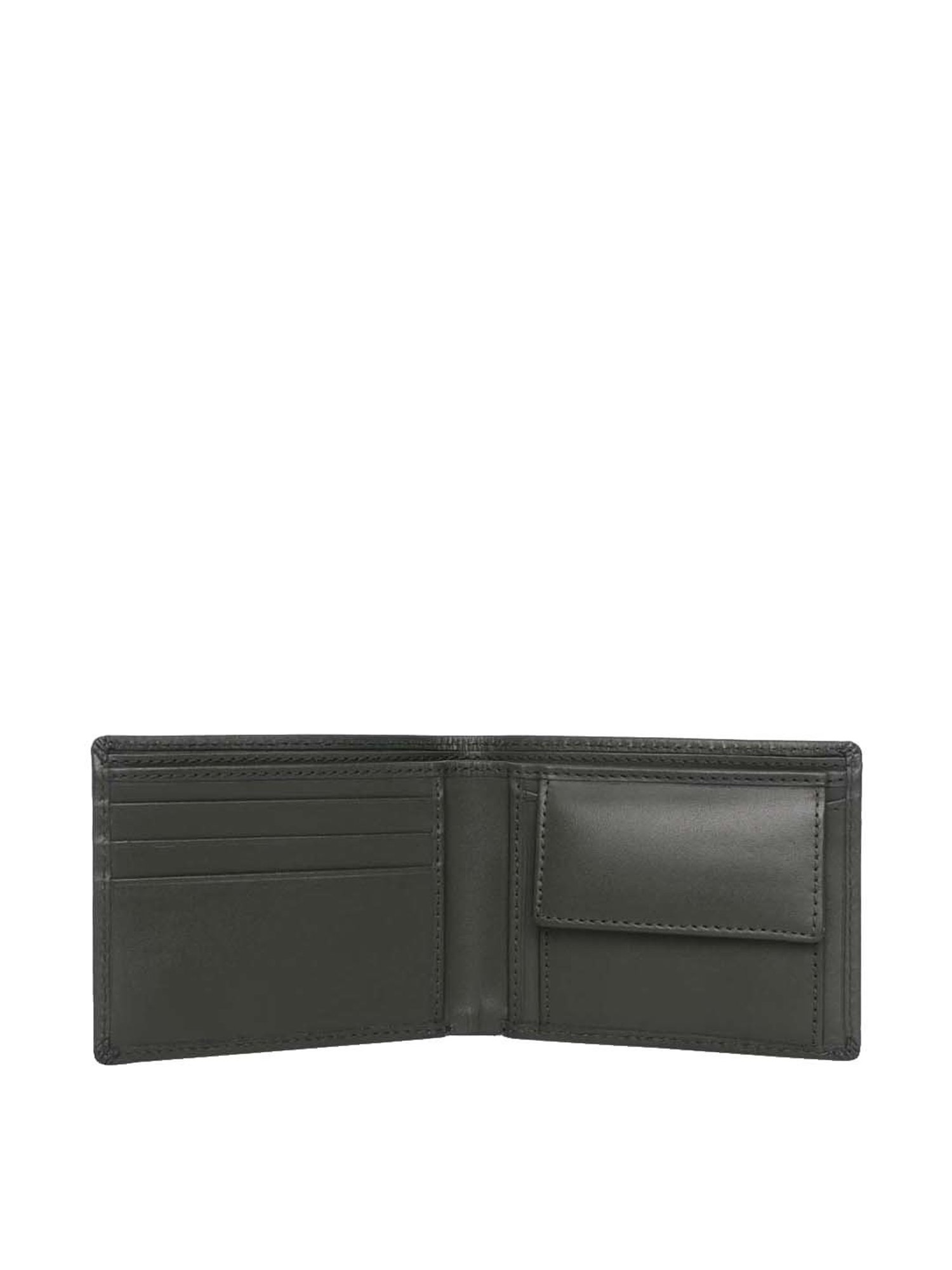 BELWABA Olive Casual Leather Bi-Fold Wallet for Men