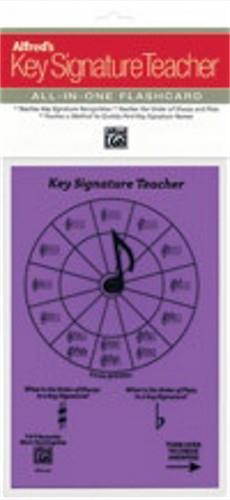 Alfred Alfred's Key Signature Teacher: All-In-One Flashcard (Purple)