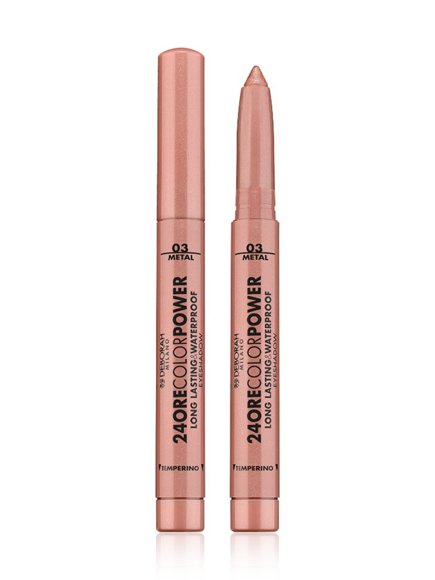 Deborah Milano 24 Ore Color Power Long Lasting & Waterproof Eyeshadow 03 Rose Bronze - 1.4 gm