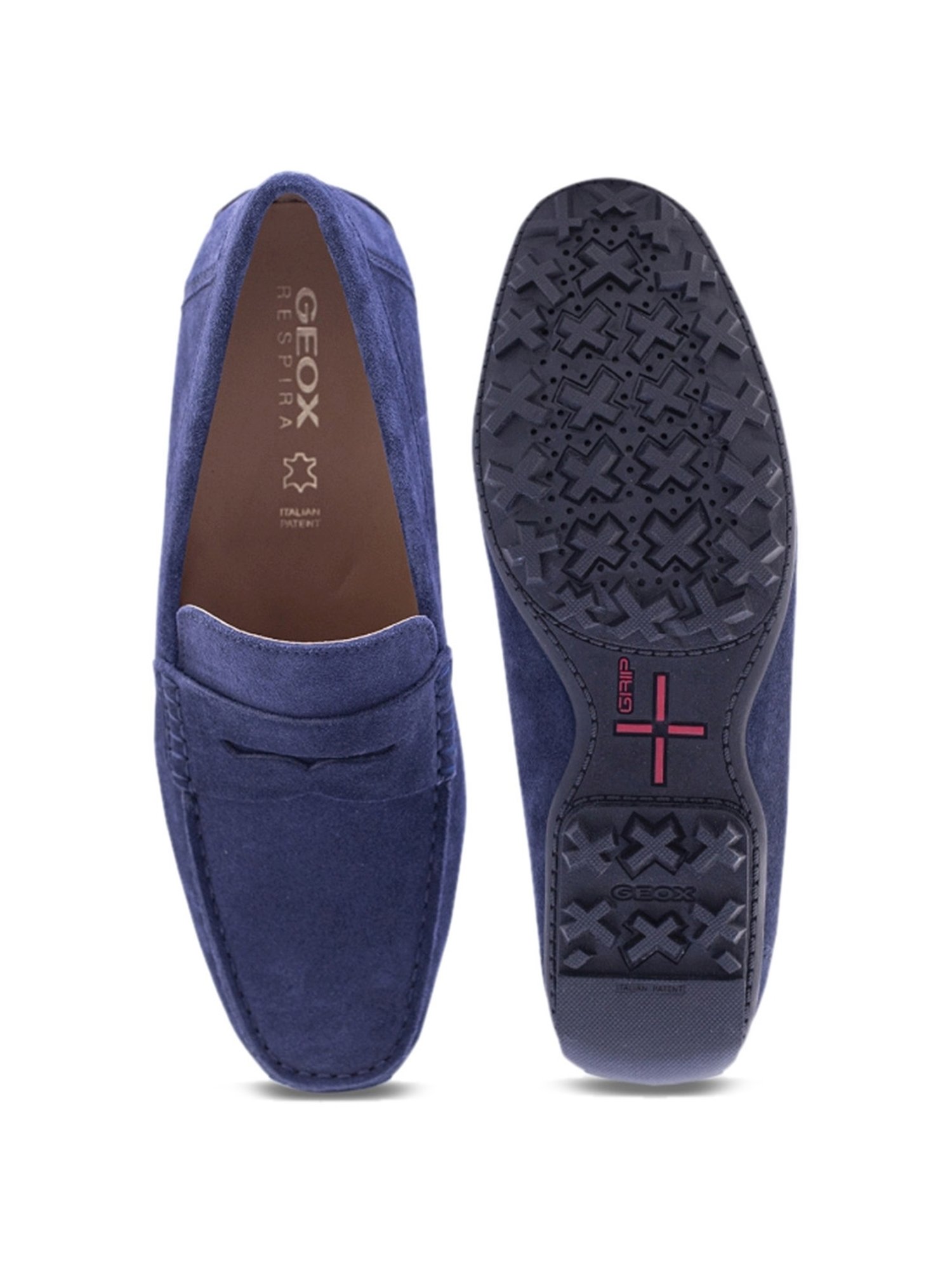 Geox Men's U Kosmopolis+Grip Navy Loafers