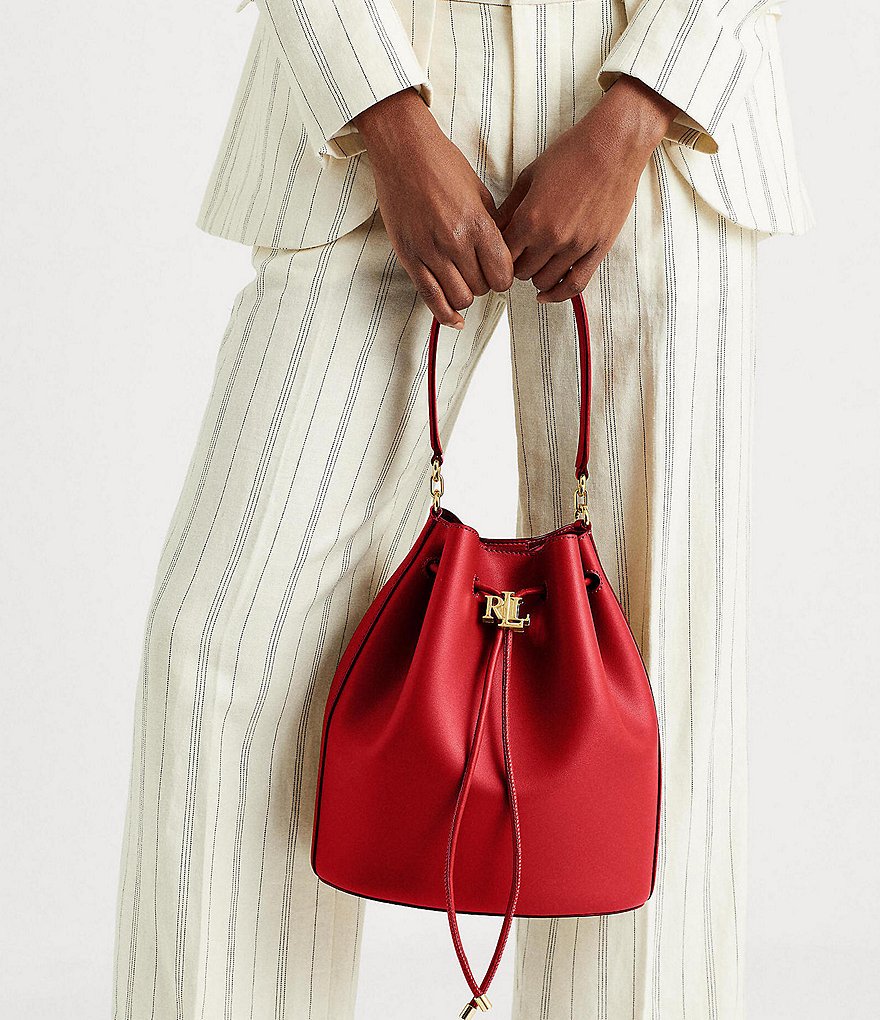 COACH Colorblock Leather Willow Bucket Bag