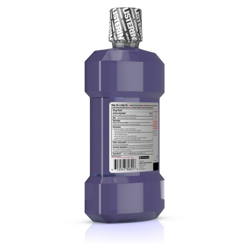 Listerine Total Care Stain Remover Anti-cavity Mouthwash Fresh Mint - 32 fl oz