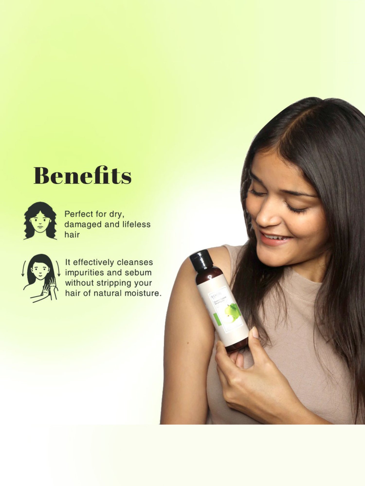 Richfeel Green Apple Shampoo - Pack of 2