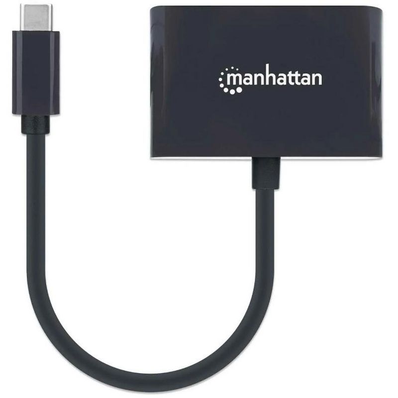 Manhattan USB-C to DisplayPort Converter with Power Delivery Port - 1 x Type C Male USB